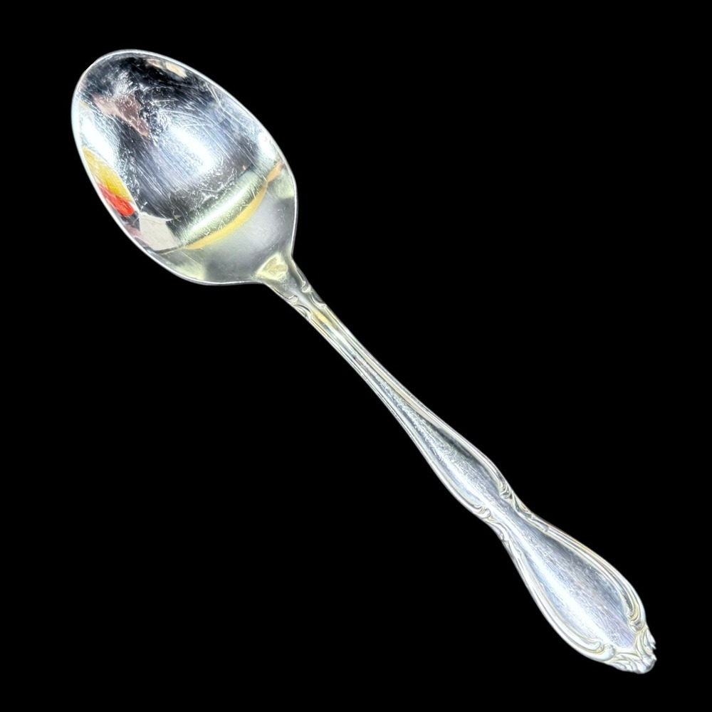 Oneida‎ Strathmore ONE Tablespoon Serving Spoon Deluxe Stainless Steel Vtg 90s